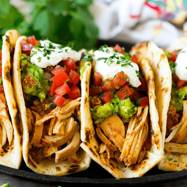 Chicken taco