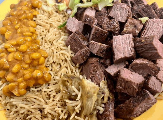 Jollof rice Vegetarian platter